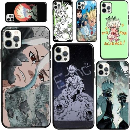Dr Stone Senku Case For iPhone 11 Pro Max XS X XR 8 7 Plus SE 2020 Funda For iPhone 12 Pro Max mini Case