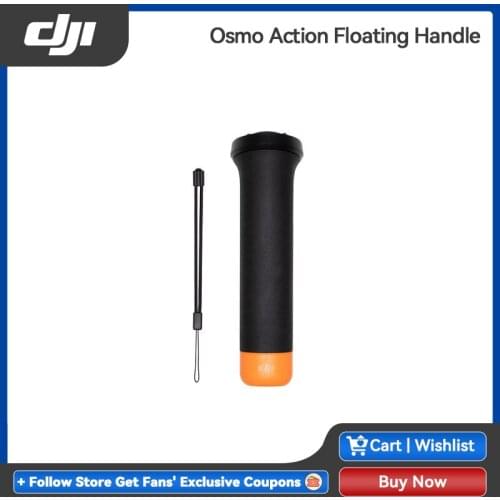 DJI Osmo Action Floating Handle Comfortable anti-slip grip keeps Osmo Action floating in the water in stock brand new original