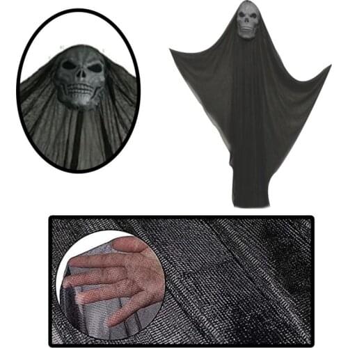 Halloween Ghost Face Outdoor Door Frame Window Decoration Horror Haunted House Party Decoration Props Big Floating Ghost Pendant