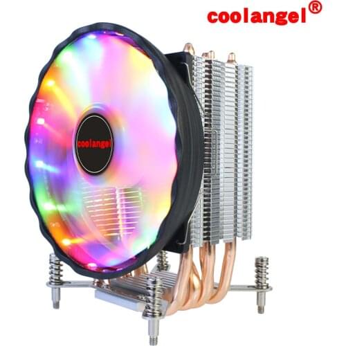 6 Heat pipe Cpu Cooler PWM RGB 12CM Mute CPU FAN Computer processor cooling LGA X79 X99 X299 2011 2099 motherboard CPU radiator