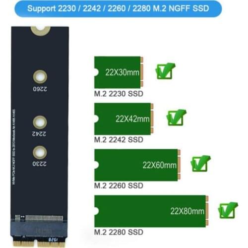 M.2 NVME To 2013-2017 MacbookPro AIR Apple SSD SSD Adapter Card 1pcs Solid State Disk Adapter Card