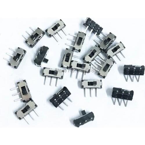 20pcs MSS22D18 MINI Miniature DIP Slide Switch 1P2T 3Pin for DIY Electronic Accessories Micro Switch MSK-12D19C Hot