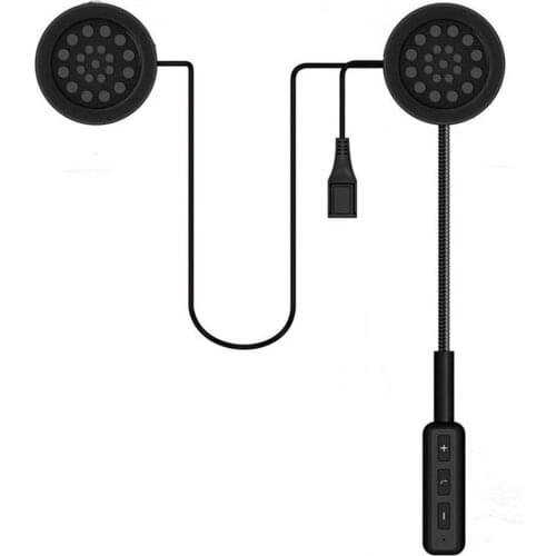 Moto Helmet Bluetooth 5.0 Headset Anti-interference For Motorcycle Helmet Riding Intercom Moto Hands Free Headphone MP3 Speakers