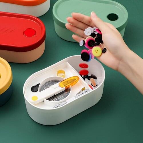 Reliable 4 Colors Spool Organizing Case Sewing Storage Box for Daily Life