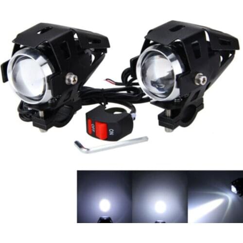 1 Piece Motorcycle Headlight Switch Front Light On Off Button Controller Handlebar Switches 3000Lm Beads Long Wide Spotlight