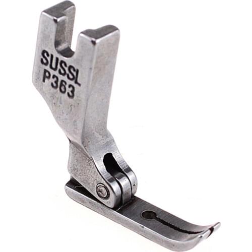 P363 Industrial Sewing Machine Roller Zipper Foot Snap-On High Shank Presser Foot Leather Sewing Accessories