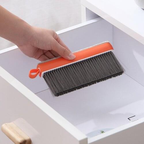 Household Bed Cleaning Brush Retractable Long Handle Hair Brush Quilt Sofa Carpet Brush Bedroom Electrostatic Brush Dual Purpose