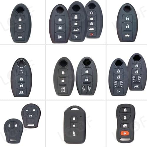 Silicone Car Products key Fob Cover Case for Nissan Qashqai J10 J11 X-Trail T32 T31 Fuga Tiida Pathfinder Altima Murano Sylphy