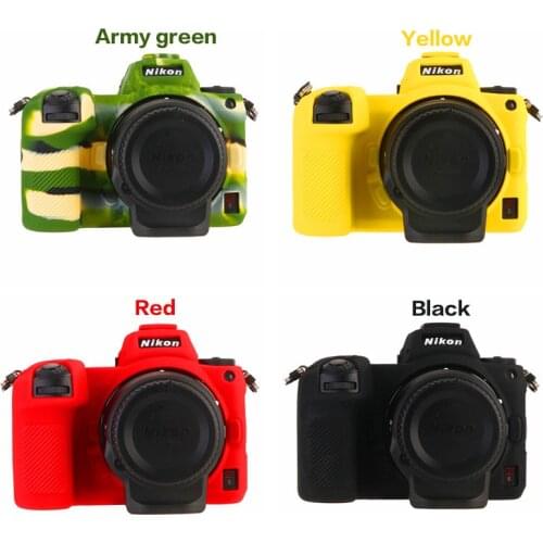 Colorful Soft Rubber Silicon Case Body Cover for Nikon Z7 Z6 Camera Protector Frame Skin for Nikon Z Portable Bag Accessories