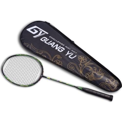 Ultralight 6U Full Carbon Fiber Badminton Racket Strings With Bags Padel Professional Rackets Racquet Top Speed Z Force -40