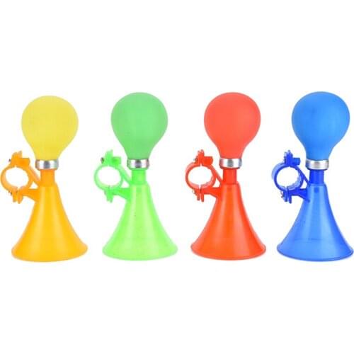 Bicycle Bike Cycling Retro Plastic Air Horn Hooter Bell alarm Bugle Rubber Squeeze Bell Random Color