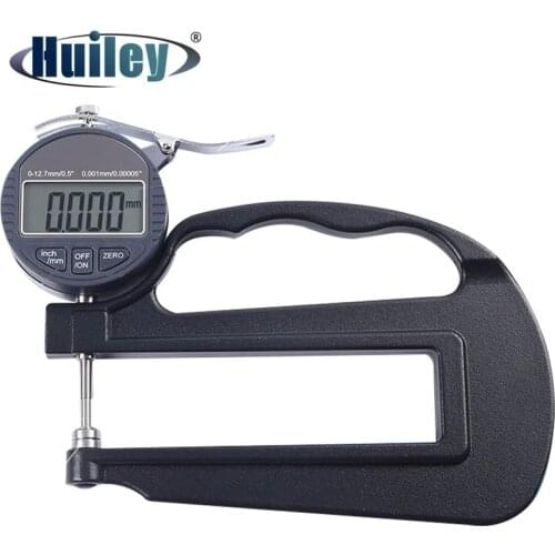 High Precision Digital Flat Head Caliper Gauge Percentage Micrometer Digital Thickness Gauge Measuring Tools Leather Cable Film