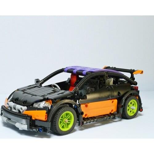 2020 Legoins MOC 6604 small sports car technology assembly static model 599pcs