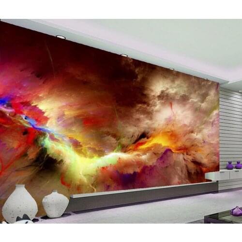3d wallpaper landscape living childrens room TV background 3d mural wallpaper colorful