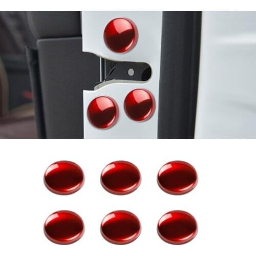 12pcs Car Door Lock Screw Protector Cover For Kia Sportage Forte Sorento Soul K2 K3 K4 K5 K3S KX5 car accessories