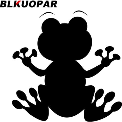 BLKUOPAR for Frog Car Stickers Fashionable Simple Decal Car Accessories Sunscreen Scratch-Proof Laptop Windows Decor