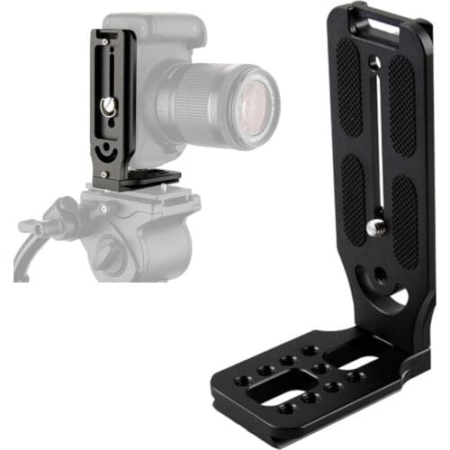 Quick Release Universal Vertical Shoot L Plate Bracket Holder for Canon Nikon Pentax Fujifilm Dji Ronin S zhiyun Crane2 v2
