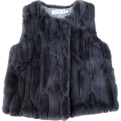 Childrens Fur Vest Outer Wear Spring, Autumn And Winter Boys Girls Baby Foreign Style Jacket, Kids Clothing Chaleco Niño