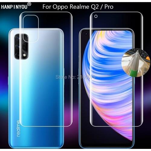 For Oppo Realme Q2 Pro Q2i 5G Clear TPU / Matte Anti-Fingerprints Hydrogel Full Cover Soft Screen Protector Film