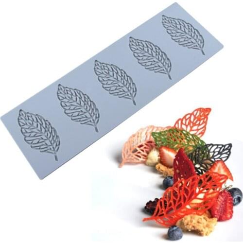 3D Leaves Coral Cake Decorating Fondant Mold Candy Mold Cupcake Topper Chocolate Sugar Craft Baking Mold