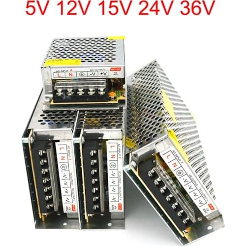 AC DC 5V 12V 15V 24V 36V Switching Power Supply 12 Volt Transformer 220V To 12V Source Power Supply Fonte 500W Adapter 24V SMPS