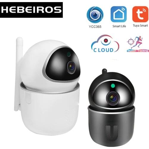 Hebeiros Tuya Camera Smart Life 1080P Wireless Cloud Mini Wifi Camera Auto Tracking Security Surveillance CCTV Network IP Camera