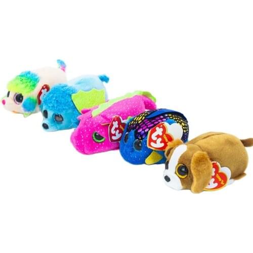 New 4 inch 10 cm Ty big eyes plush toy dragon poodle sheep colorfish collection doll boy and girl birthday halloween gift