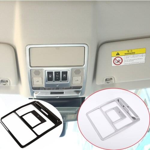 For Landrover Discovery 5 LR5 2017 ABS Matt Car Roof Reading Lamp Frame Trim Car Accessories 1pc