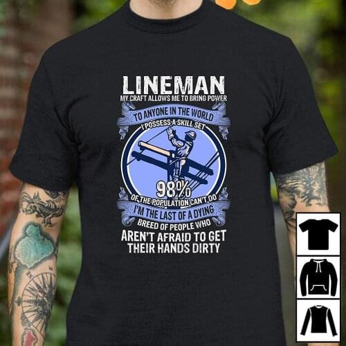 Power Lineman T Shirt My Craft Allows Me To Bring Power T-Shirt 2019 New Brand Mens Short Sleeve Funny Casual Homme T Shirt
