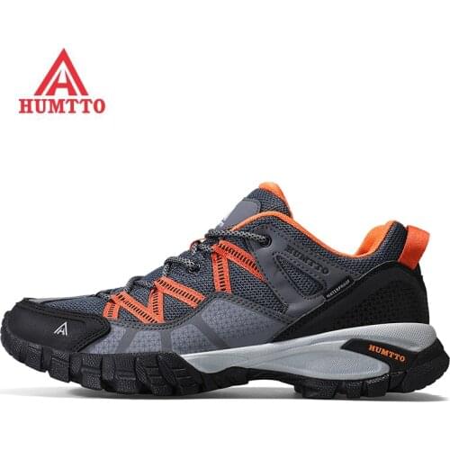 HUMTTO Mens Outdoor Hiking Trekking Shoes Sneakers For Men Sport Climbing Mountain Trail Camping Shoes Sneakers Man