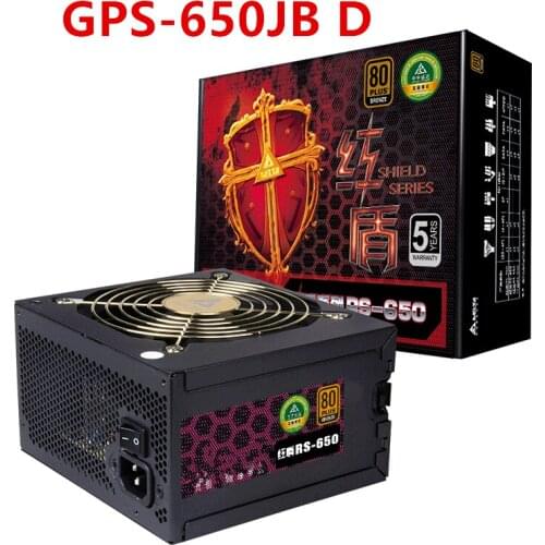 Original New PSU For Delta RS-650 80plus Bronze Rated 650W Peak 750W Switching Power Supply GPS-650JB D