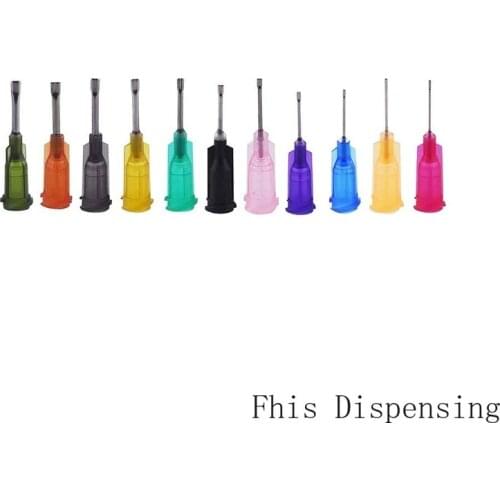 Flat Nozzle Dispensing Needles 14G 15G 16G 18G 20G 0.5 "Pipe length 20Pcs/Bag