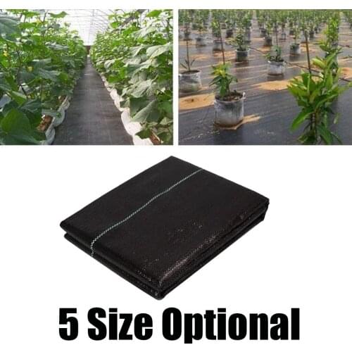 Durable Black Soil Weed Barrier Landscape Fabric Ground Cover Heavy Duty