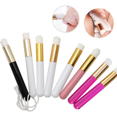 Yelix Professional Eyelash Cleaning Brush Nose Blackhead Cleaning Brush Cleanser Washing for Eyelash Extensions Makeup Tools