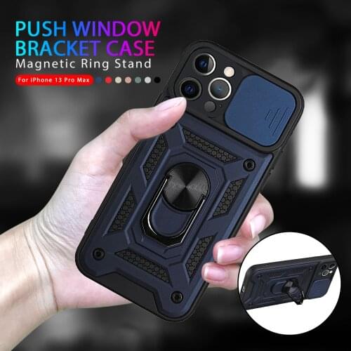 Sliding Lens Cover Case For Iphone 13 Pro Max 13 Pro 13 12 Mini 13 Anti-fall Sofe TPU Shell For Iphone 12 11 Pro Max 12 11 Pro