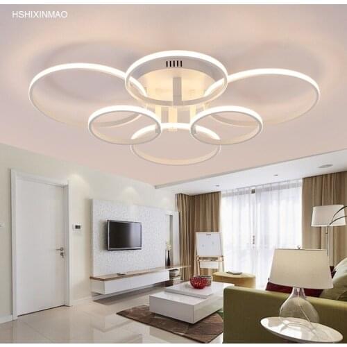 Post-modern simple fashion creative home LED acrylic ceiling lamp living room bedroom restaurant ceiling lighting