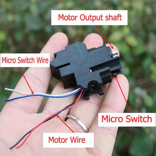 Waterproof Micro Gear Motor DC 3V-5V 3.7V 4.2V Small Micro Mini Metal Gearbox Geared Speed Reducer DIY Robot Kids' Toy Handmade