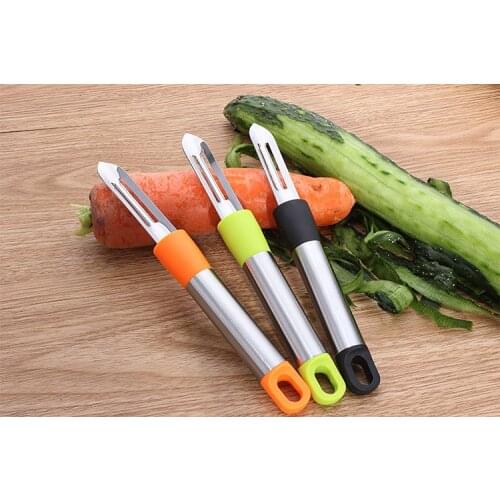 1PC Vegetable Tools Stainless Steel Potato Peeler Vegetable Cutter Fruit Melon Planer Grater Kitchen Gadgets KX 198