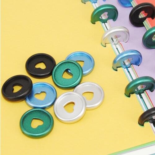 12pcs 24mm Plastic Planner Discs Binder Mushroom Hole Binding Discs Notebook Binder Ring DIY Planner Accessories Office Supplies