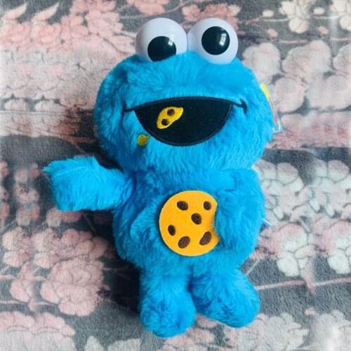 23 cm Q Style Anime Sesame Street Elmo Cookie Grover Zoe Big Bird Plush Toys Doll Peluche Stuffed Animals Toys Women Kids Gift