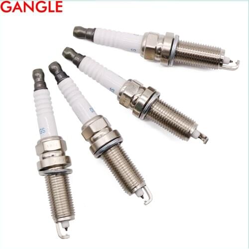 4PCS LASER IRIDIUM SPARK PLUGS FOR HONDA ACCORD CRV CIVIC ACURA ILX 12290-5A2-A01 DILKAR7G11GS 91578