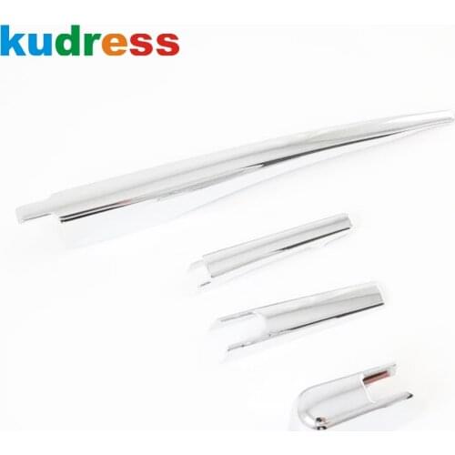 For Mazda CX30 CX-30 2020 2021 2022 ABS Chrome Rear Window Wiper Cover Trim Tail Windscreen Frame Car Styling Accessories 4pcs