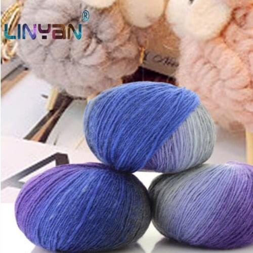 6balls *50g 100% australasian wool 180 meter/ball thick Knitwear Hand Knitting Yarn For Knitting & Crocheting Scarf ZL35