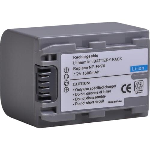 1600mAh NP-FP70 NPFP70 NP FP70 Battery for Sony NP-FP30, NP-FP50, NP-FP51, NP-FP60, NP-FP71, NP-FP90, DVD92, DVD103