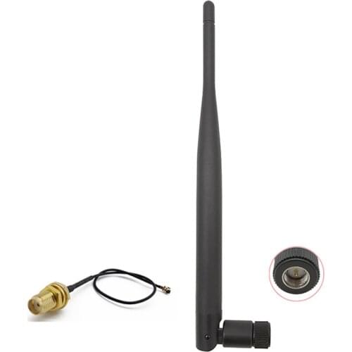 ALLISHOP 100Set 868MHz Antenna ,5dbi Gain SMA Plug male For Radio Frequency Antenna Signal Repeater/Booster+IPX to SMA Cable