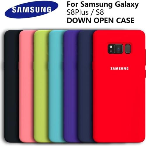 S8 S8plus Case Original Samsung Galaxy S8 S8plus Silky Silicone Cover High Quality Soft-Touch Back Protective Galaxy S8 S8plus