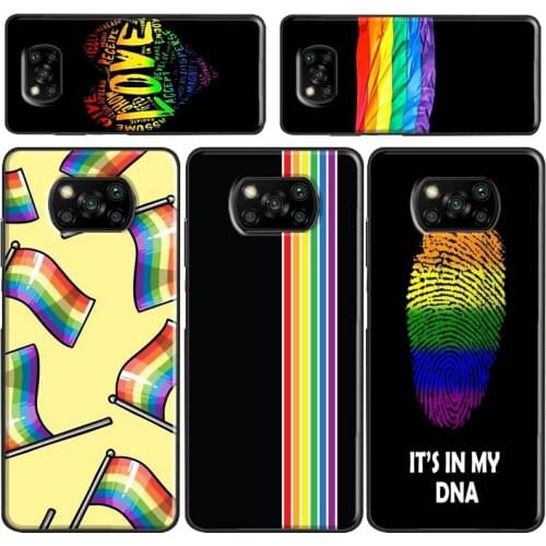 Gay Pride Flag LGBT Case For Xiaomi Mi 11 Lite Note 10 Mi 11 Ultra 10T Pro Cover For POCO X3 Pro M3 F1 F2 F3