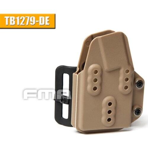 FMA Tactical Airsoft Kydex Mag Pouch Carrier 5.56 for Belt BK/DE/FG Free Shipping