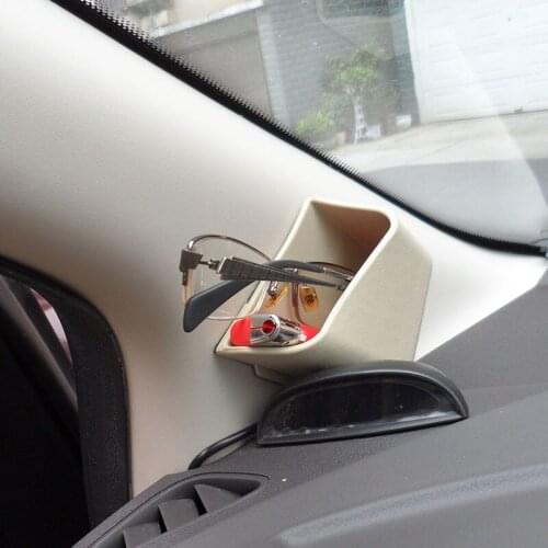 2 pcs.Auto Intimate Accessories Glasses Storage Holder Box for Jaguar Land Rover Range Rover/Evoque/Freelander/Discovery Volvo