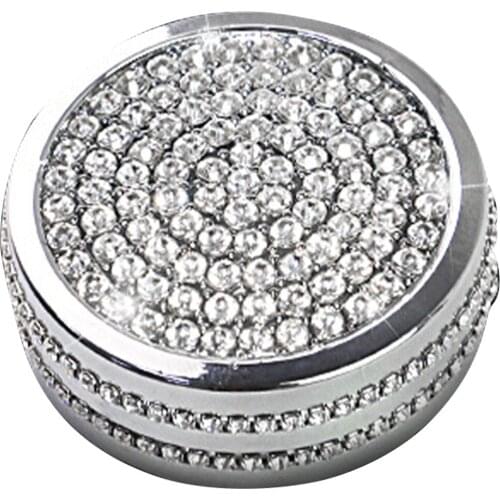 Smooth Interior Sticker Knob Bling Handmade Media IDrive Control Cover Easy Install DIY Delicate Polished Fit For Mercedes